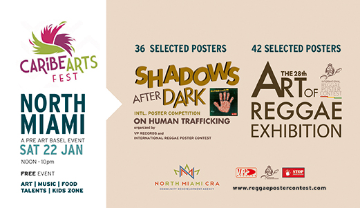 North Miami's 1st Annual Caribe Arts Fest Spotlights Human Trafficking and Art of Reggae Exhibits