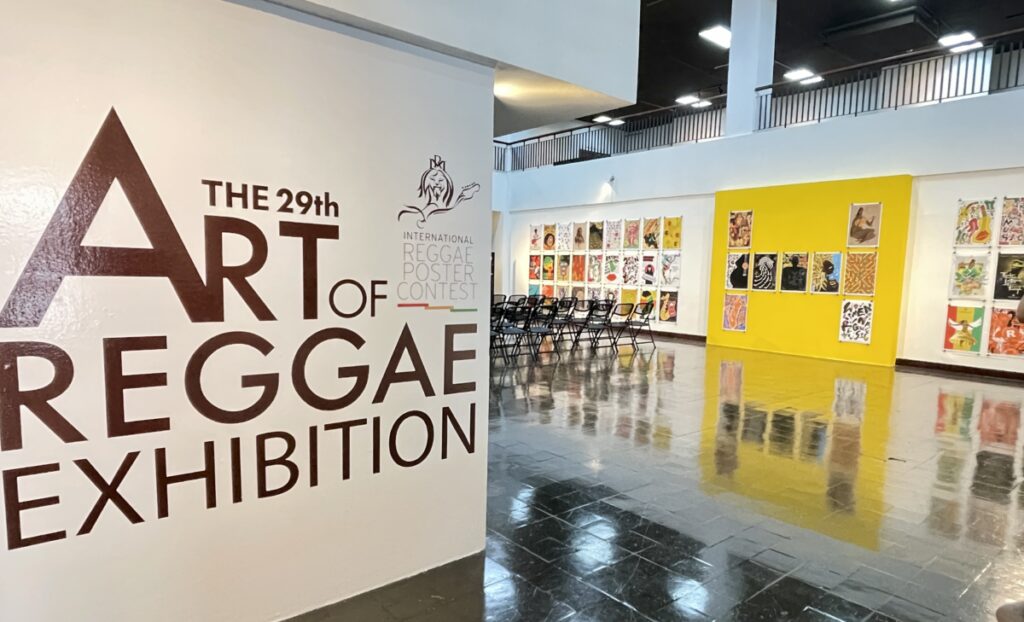 On Sunday February 19, 2023 the National Gallery of Jamaica opened the 29th Art of Reggae Exhibition which showcases the top 100 entries from the 8th International Reggae Poster Contest.