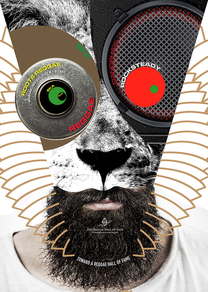 016. The Lion Man | Ramon Leon – United States – International Reggae  Poster Contest